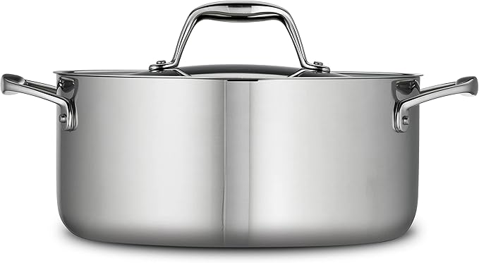 Tramontina Signature Tri-Ply Clad Stainless Steel 5-Quart Dutch Oven Pot - Image 2