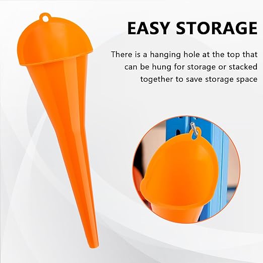 Long-Neck Oil Funnel for Automotive – Multi-Function Plastic Funnel for Oil - Image 5