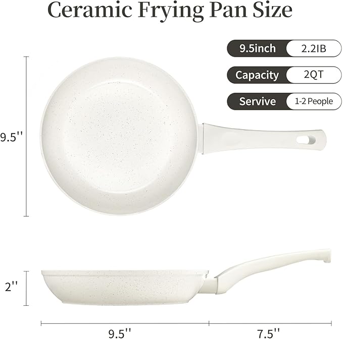 Ceramic Non Stick Frying Pan - Image 7
