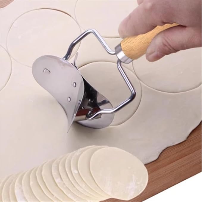 2 PCS Dumpling Cutter Sturdy Dumpling Maker Dumpling Wrapper Skin Dough Cutter - Image 6