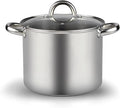 Cook N Home Stockpot with Lid, Basics Stainless Steel Soup Pot by CookNHome