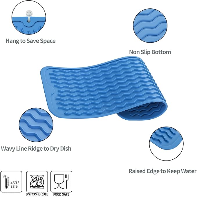 MicoYang Silicone Dish Drying Mat - Image 3