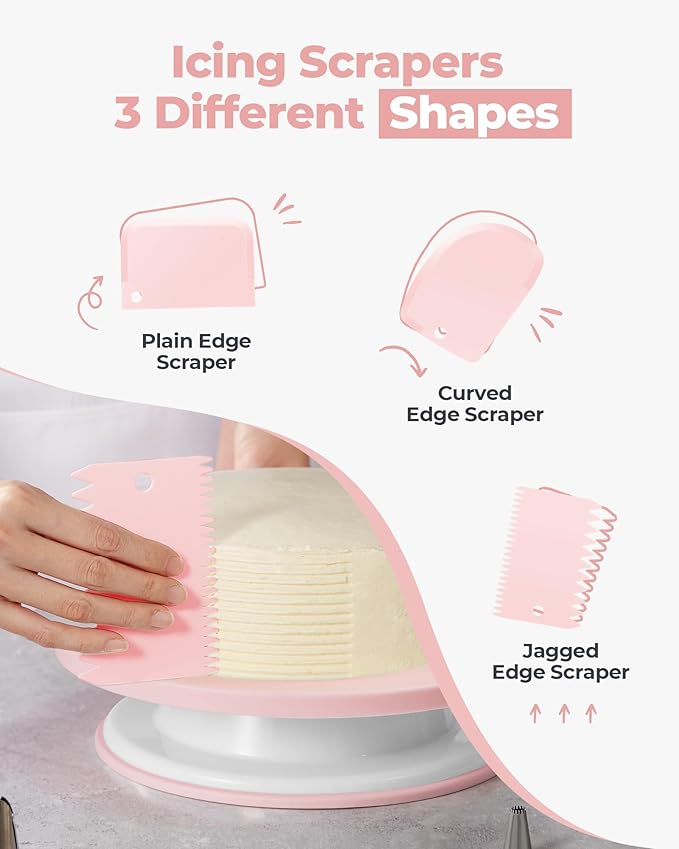 Kootek 158PCs Cake Decorating Kit, Baking Supplies Tools - Image 4