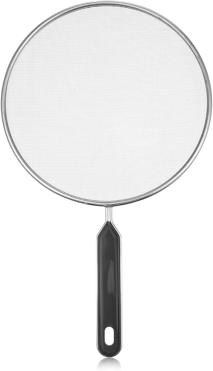 Splatter Screen for Frying Pan 7.5’’ Stainless Steel Grease Splatter Guard by Unknown