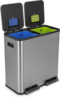 SIMPLI-Magic 21 Gallon Dual Compartment Kitchen Trash Can by Simpli-Magic