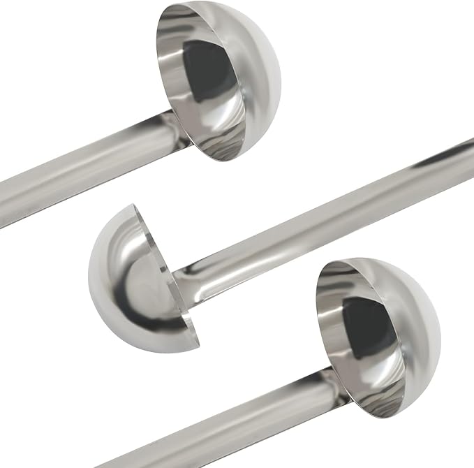 4 Oz Stainless Steel Ladle, 11.8" Long Handle Length - Image 5
