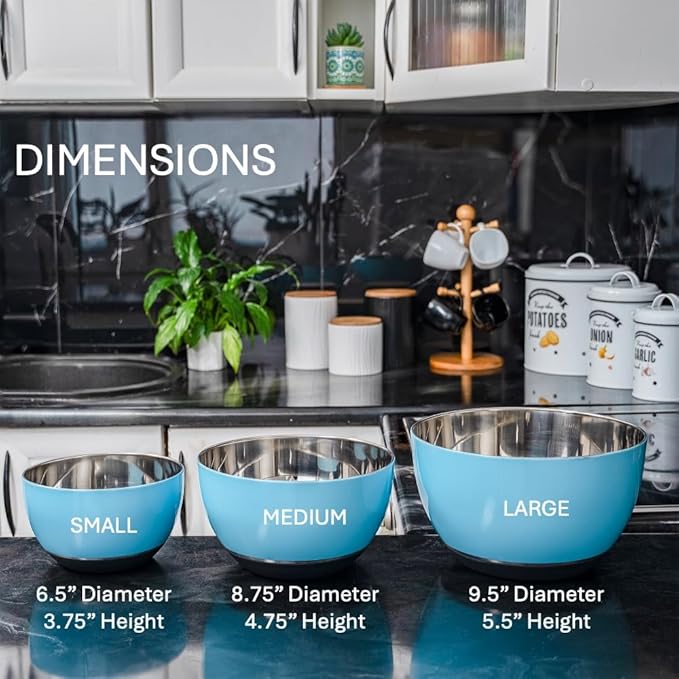 WHYSKO® Stainless Steel Mixing Bowls - Image 8