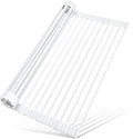 MERRYBOX Roll Up Over The Sink Dish Drying Rack Silicone Wrapped Foldable by MERRYBOX