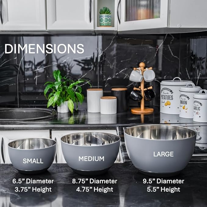 WHYSKO® Stainless Steel Mixing Bowls - Image 8