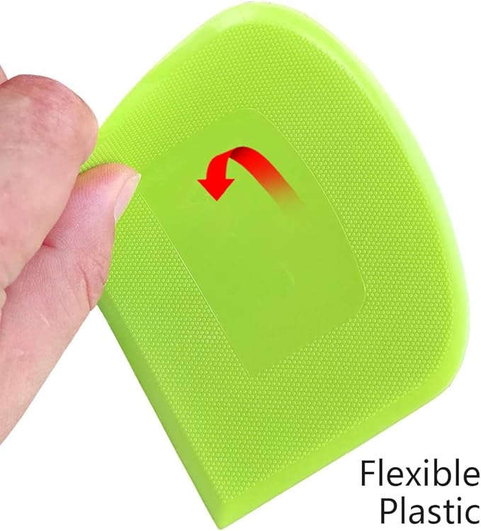 ALLTOP Bowl Spatula & Bench Scraper, Flexible Plastic Multipurpose Kitchen - Image 8