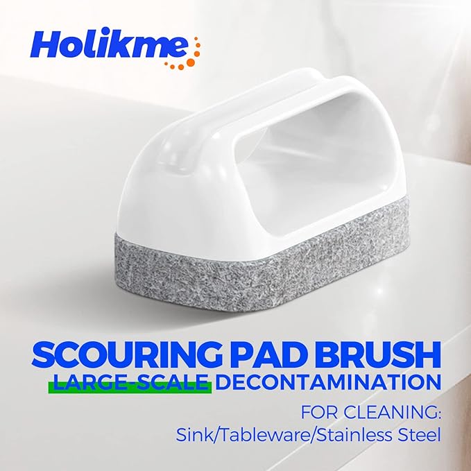 Holikme 7 Pack Deep Cleaning Brush Set, Scrub Brush, Grout Brush, Pool Brush - Image 3
