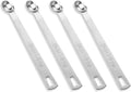 4 PCS 1/8 Teaspoon Single Measuring Spoon, Stainless Steel 1/8 Tsp Small by KALIONE