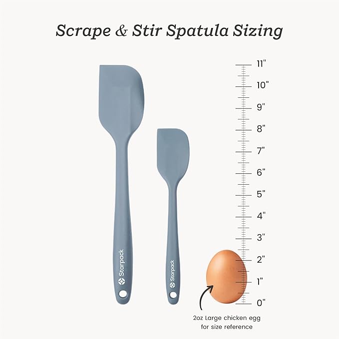 Starpack 'Scrape & Stir' Silicone Spatula Set - Image 4
