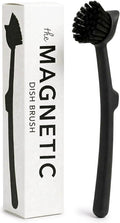 Earth & Mango Magnetic Dish Brush & Scraper, Snaps to Sink, Non-Scratch by Earth+%26+Mango