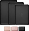 Sakerplus Nonstick Baking Sheet Pan Set of 3, Heavy Duty Cookie Sheets by SakerPlus
