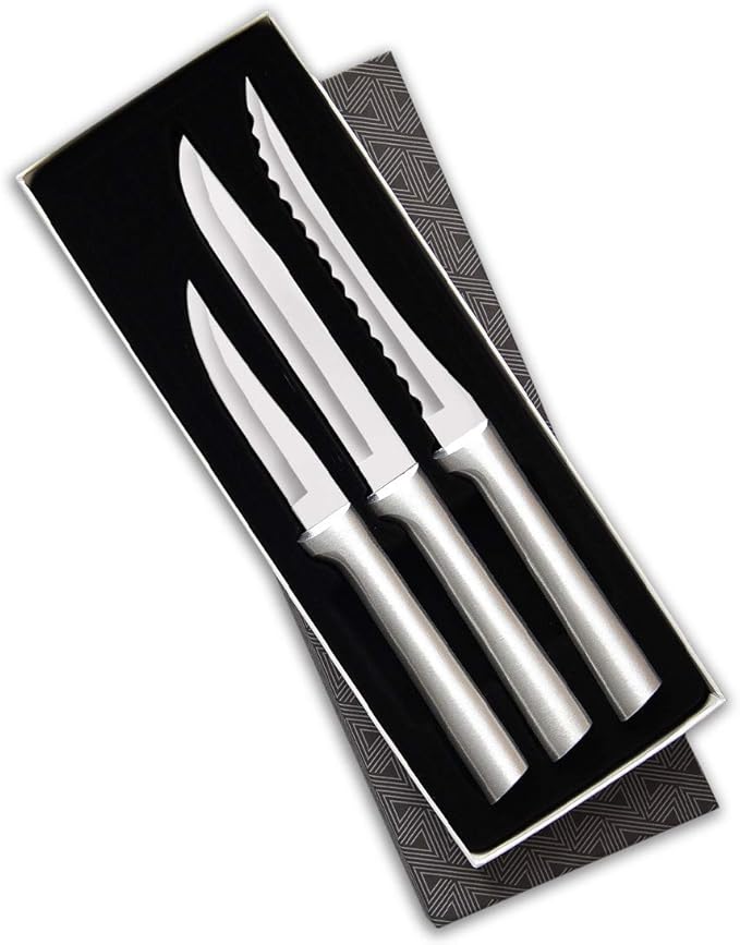 Rada Cutlery Cooking Essentials Gift Set, 3-Piece Knife Set, Stainless Steel by RadaCutlery