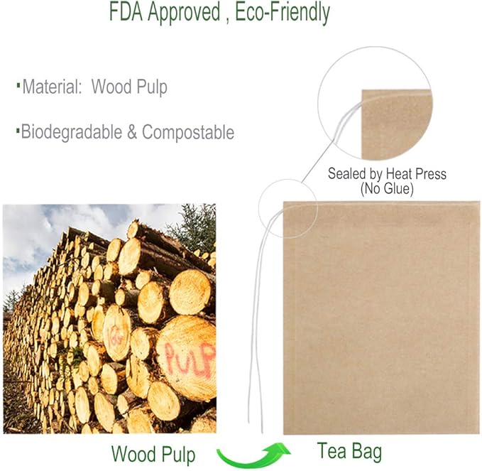 Aksuaple Eco-Fil Disposable Tea Filter Bags - Image 2