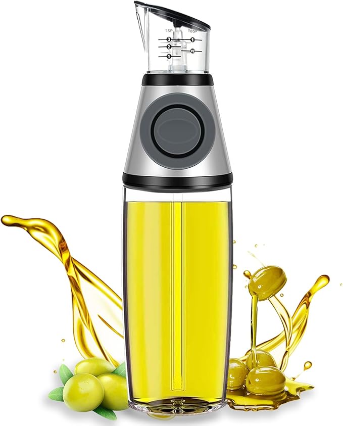 Oil Dispenser Bottle, 17oz Olive Oil Dispenser Oil Sprayer, Baking Frying by KITLAB