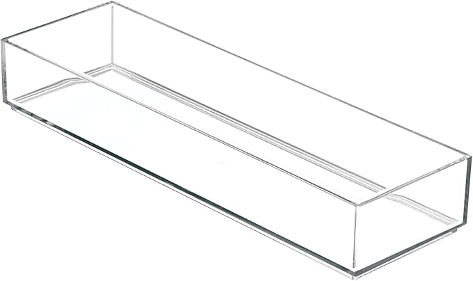 iDesign Clarity Plastic Drawer Organizer, Storage Container - Image 9