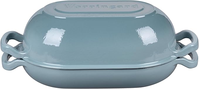 VORRINGARD Enameled Cast Iron Sourdough Bread Oven, Dutch Oven, Loaf Cast Iron - Image 8