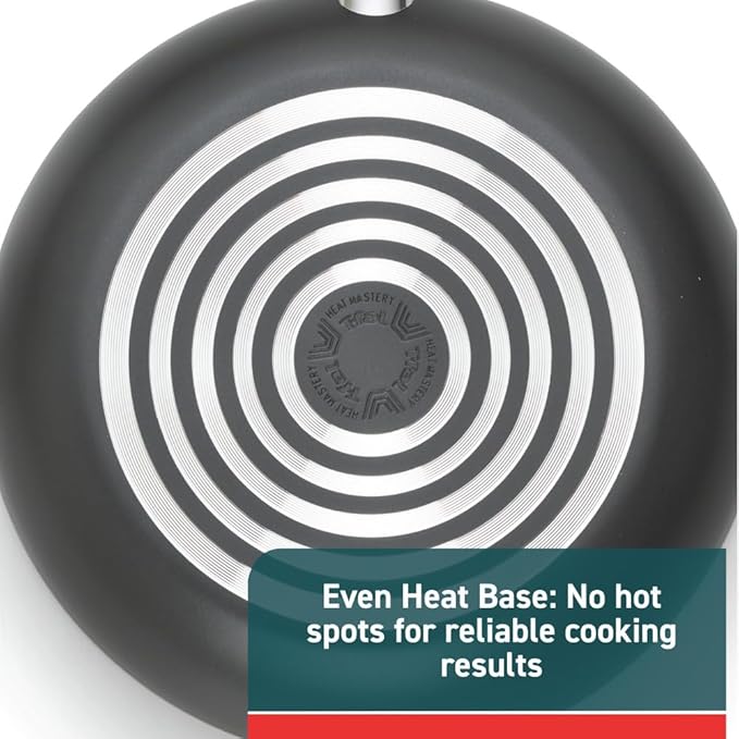 T-fal Initiatives Nonstick Cookware Set 6 Piece Oven Safe 350F Cookware - Image 6