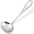 KEAWELL Premium 7.1" Verona Gravy Ladle, 18/10 Stainless Steel, Heavy-Duty by KEAWELL