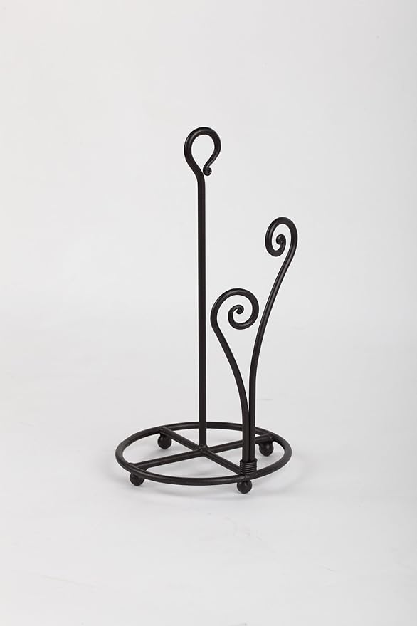 RTZEN Matte Black Paper Towel Holder Countertop - Image 7