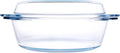 Round Tempered Glass Casserole Dish by HUSANMP