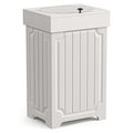 Povrgive Wood Trash Can Cabinet, 13 Gallon Hidden Kitchen Garbage Can by POVRGIVE-GreatDecorForIdealHome