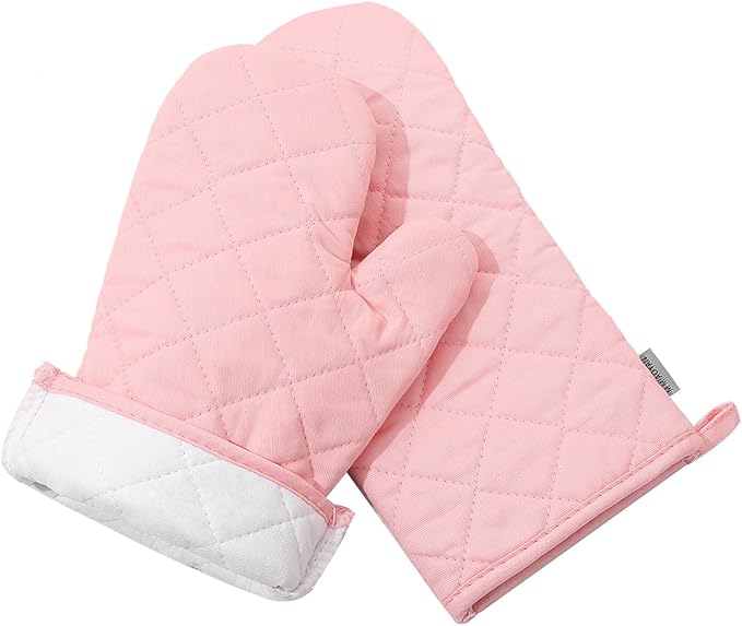 Oven Mitts and Pot Holders 4 pcs Set, High Heat Resistant 500 Degree Extra - Image 5