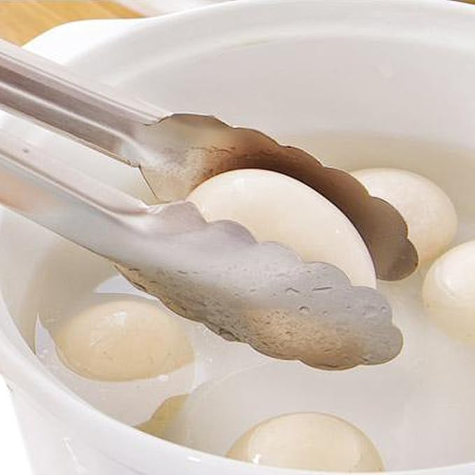 304 Stainless Steel Kitchen Cooking Tongs - Image 7