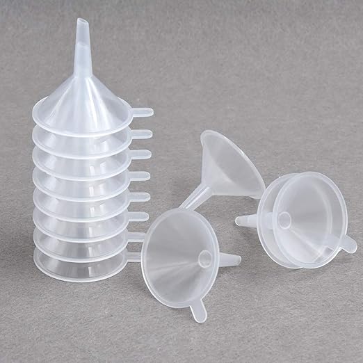 Small Funnel, 2.16inch Clear Plastic Mini Funnels - Image 3