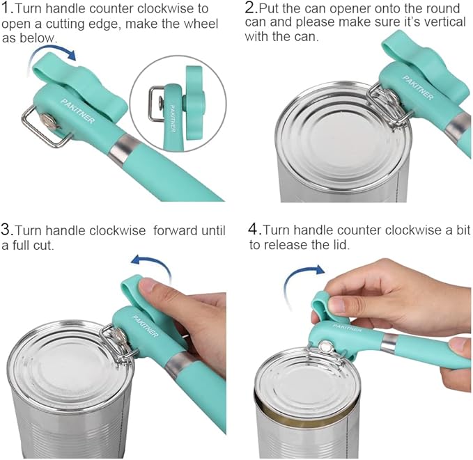 PAKITNER- Cut safe Manual can opener smooth edge - Image 7