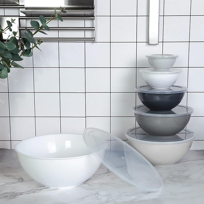 BoxedHome BPA Free Plastic Round Mixing Bowl - Image 5