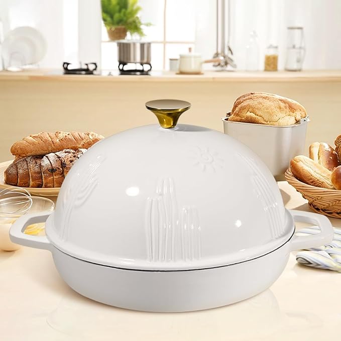 Flavehc Bread Oven Cast Iron Bread Dutch Oven - Image 7