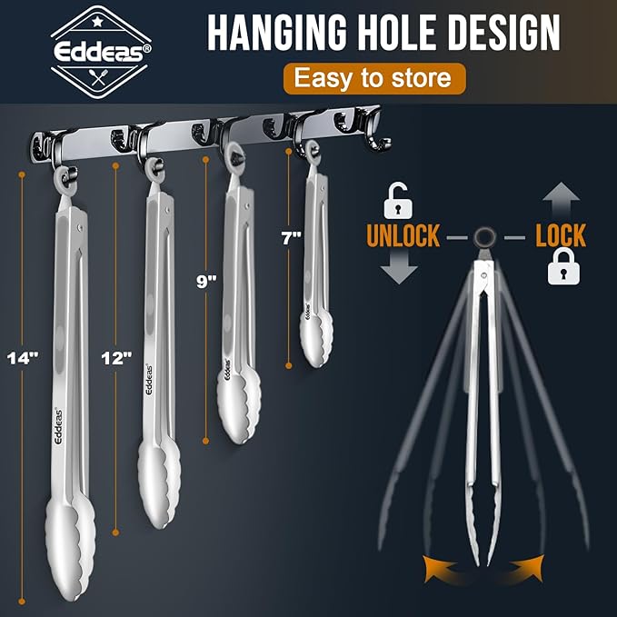 EDDEAS Tongs For Cooking - Image 9