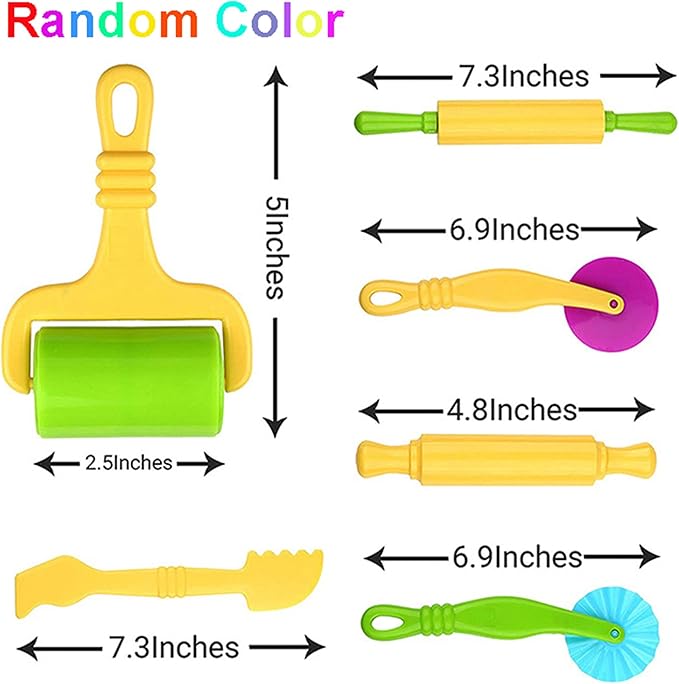 36-Piece Dough Tool Set for Kids Ages 3-8 – Includes Animal Cutters, Rolling - Image 2
