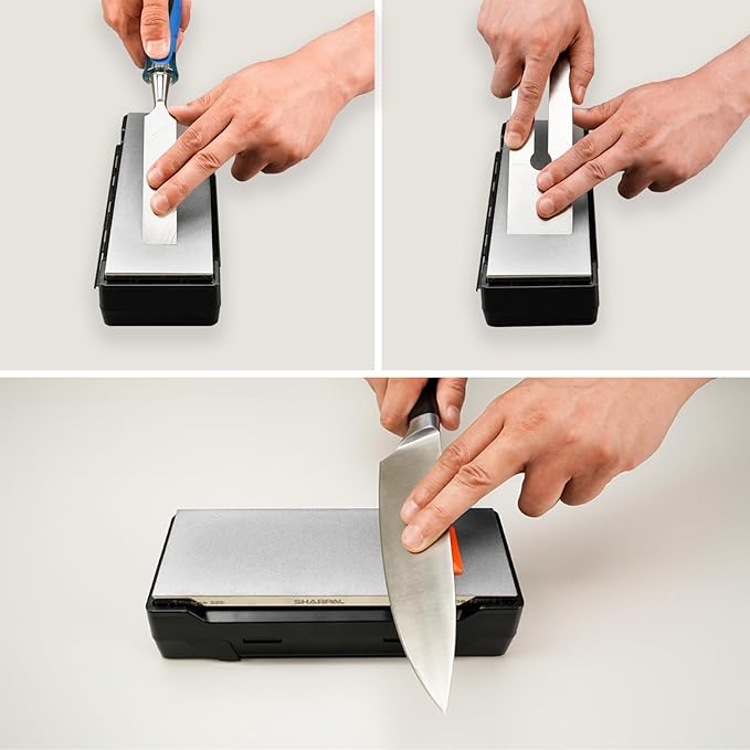 SHARPAL 162N Double-sided Diamond Sharpening Stone Whetstone Knife Sharpener - Image 6