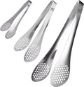 MSY BIGSUNNY Chef Kitchen Tongs Stainless Steel Food Serving Tongs Set Buffet by MSYBIGSUNNY