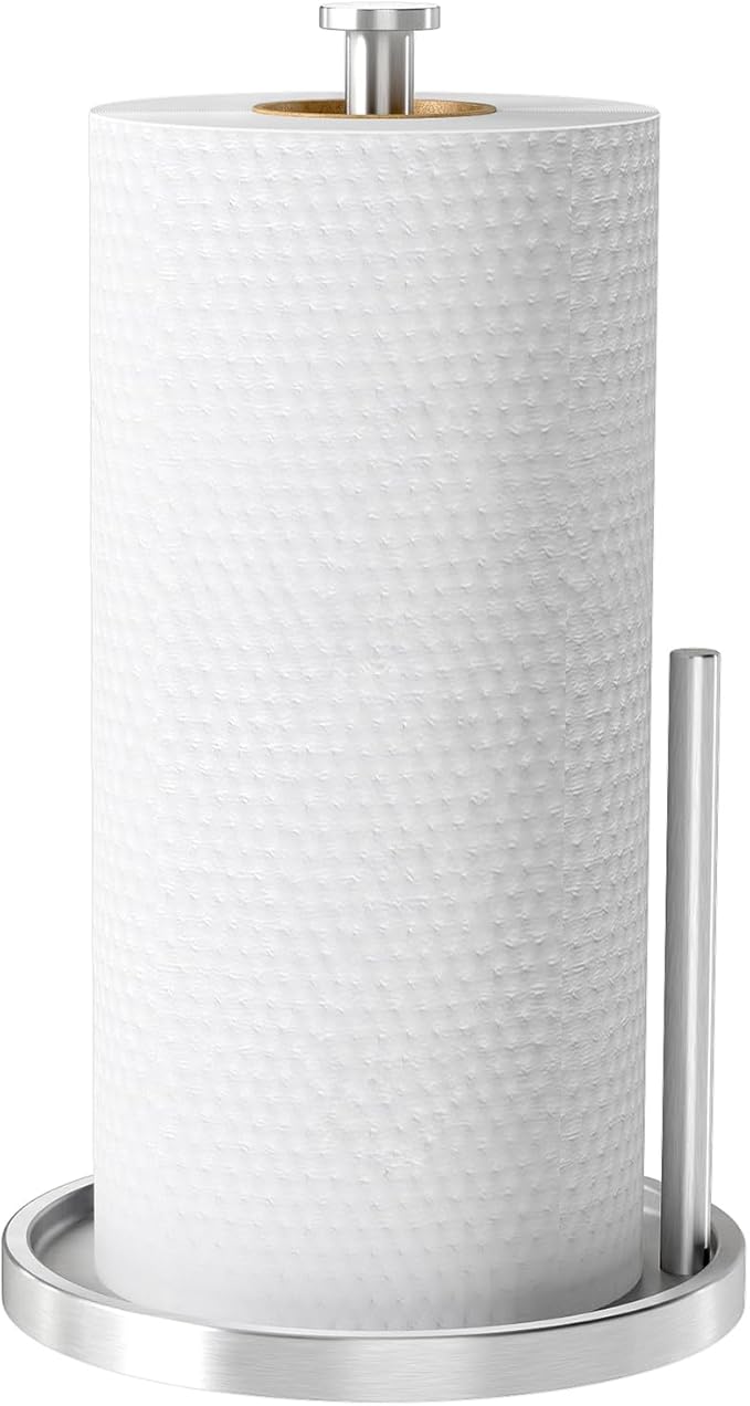 Paper Towel Holder Countertop, Standing Paper Roll Holder - Image 8