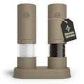 LARS NYSØM Electric Salt and Pepper Grinder Set I Automatic Salt and Pepper by LN