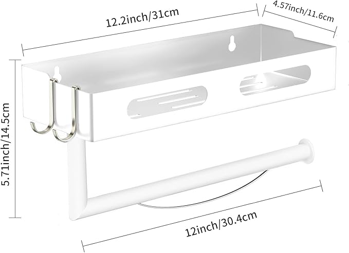 Paper Towel Holder Wall Mount for Kitchen, Paper Towel Holder - Image 5