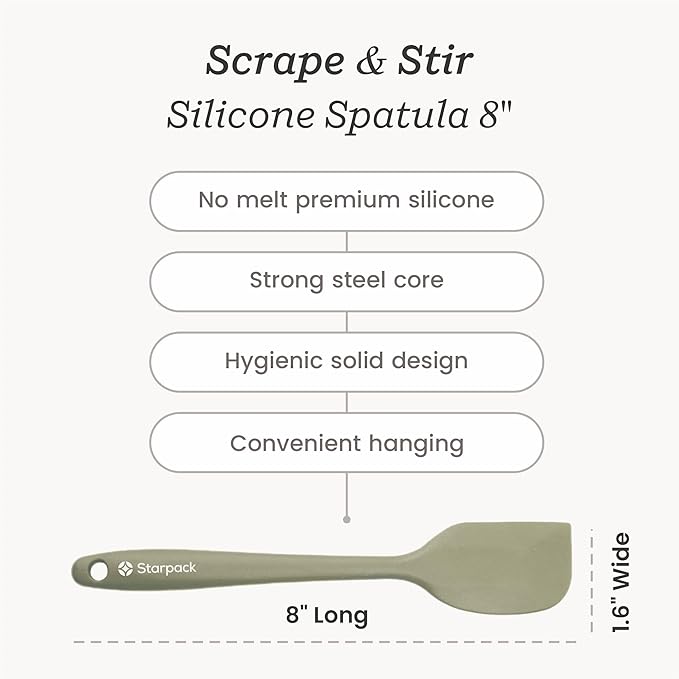 Starpack 'Scrape & Stir' Silicone Spatula - Image 4