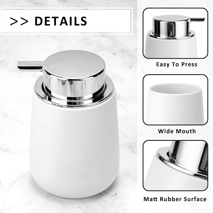 Soap Foaming Dispenser Ceramic - Image 4