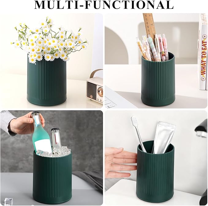 HOMQUEN 360° Rotating Utensil Holder, 6.3''+4.7'' Plastic Kitchen Utensil Holder - Image 7