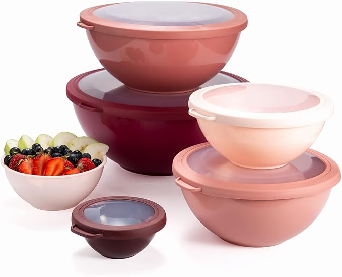 COOK WITH COLOR Mixing Bowls with Lids - Image 9