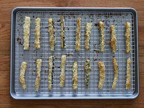USA Pan Oven Safe Jelly Roll Cooling Rack, Nonstick Stainless Steel