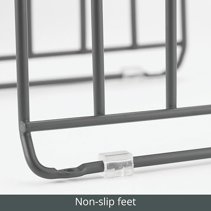 mDesign Pot Lid and Pan Rack — Metal Wire Rack - Image 7