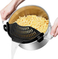 Large AUOON Clip on Strainer for All Pots and Pans by AUOON