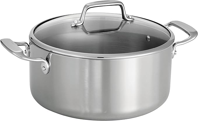 Tramontina Tri-Ply Clad Stainless Steel 5-Quart Dutch Oven Pot by Tramontina